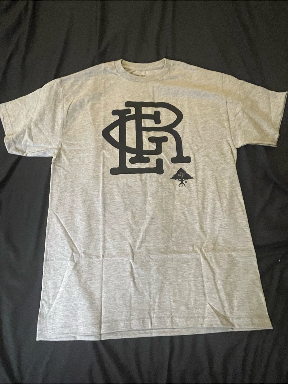 LRG Lifted Research Group Big Logo Graphic T-Shirt Gray Men’s Medium Streetwear